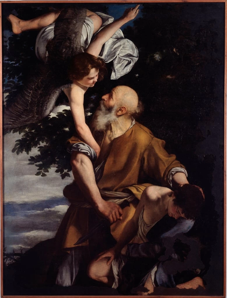 Isacco e l'angelo - Galleria Nazionale di Palazzo Spinola, Genova